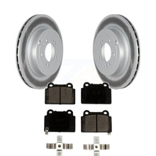 Load image into Gallery viewer, Rear Coated Disc Brake Rotors And Ceramic Pads Kit For Mitsubishi Lancer