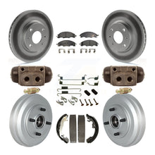 Charger l&#39;image dans la galerie, Front Rear Coated Disc Brake Rotor Ceramic Pad And Drum Kit (9Pc) For Ford Focus