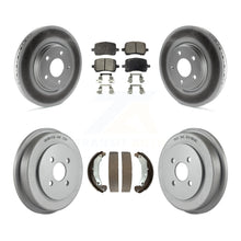 Load image into Gallery viewer, Front Rear Coated Disc Brake Rotors Ceramic Pad And Drum Kit For Pontiac Pursuit