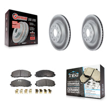 Load image into Gallery viewer, Front Coated Disc Brake Rotors And Ceramic Pads Kit For Jeep Wrangler