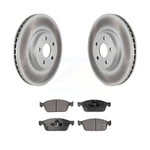 Load image into Gallery viewer, Front Coated Disc Brake Rotors And Ceramic Pads Kit For Ford Transit Connect