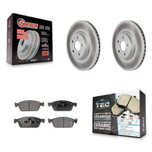 Load image into Gallery viewer, Front Coated Disc Brake Rotors And Ceramic Pads Kit For Ford Transit Connect