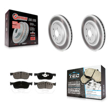 Load image into Gallery viewer, Front Coat Brake Rotors Ceramic Pad Kit For Jaguar F-Pace Land Rover Range Velar