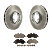 Charger l&#39;image dans la galerie, Front Coated Disc Brake Rotors And Ceramic Pads Kit For Ford Transit-350 HD