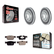 Charger l'image dans la galerie, Front Coated Brake Rotor Ceramic Pad Kit For Volvo S90 S60 V60 Cross Country V90