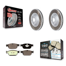 Load image into Gallery viewer, Front Coat Brake Rotors Ceramic Pad Kit For Volvo XC90 With 366mm Diameter Rotor