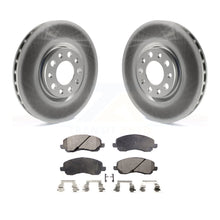 Load image into Gallery viewer, Front Coated Disc Brake Rotors And Ceramic Pads Kit For Jeep Compass