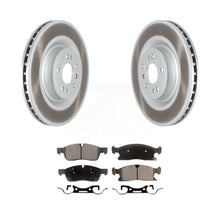 Charger l&#39;image dans la galerie, Front Coat Disc Brake Rotor Ceramic Pad Kit For Mercedes-Benz GLS450 GL450 GL350