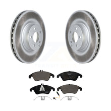 Charger l&#39;image dans la galerie, Front Coated Disc Brake Rotor &amp; Ceramic Pad Kit For Mercedes-Benz C250 E400 E550