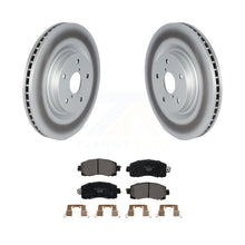 Charger l&#39;image dans la galerie, Front Coated Disc Brake Rotors And Ceramic Pads Kit For Subaru Forester