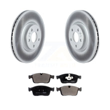 Load image into Gallery viewer, Front Coated Disc Brake Rotors And Ceramic Pads Kit For Volvo XC60