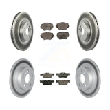 Front Rear Coat Brake Rotors Ceramic Pad Kit For Mini Cooper Countryman S ALL4