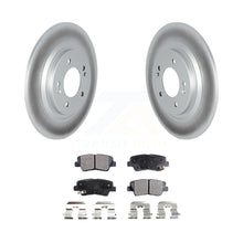 Charger l&#39;image dans la galerie, Rear Coated Brake Rotors Ceramic Pad Kit For 2017 Kia Cadenza Limited/Technology