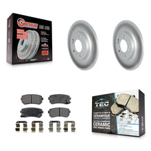 Load image into Gallery viewer, [Rear] 2017 Kia Cadenza Limited/Technology Premium Coated Rotors &amp; Ceramic Pads Brake Kit For Max Braking