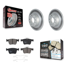 Charger l'image dans la galerie, Rear Coated Disc Brake Rotors And Ceramic Pads Kit For Volkswagen Jetta Taos
