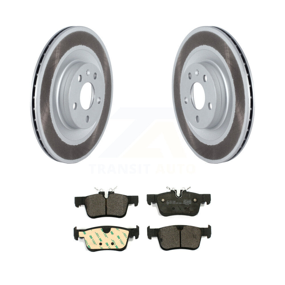 Rear Coated Brake Rotor Ceramic Pad Kit For Volvo XC60 With 320mm Diameter