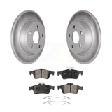 Rear Coated Disc Brake Rotors And Ceramic Pads Kit For Ford Transit Connect