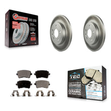 Load image into Gallery viewer, [Rear] 2009 Audi A4 Quattro Sedan/Wagon Premium Coated Rotors &amp; Ceramic Pads Brake Kit For Max Braking