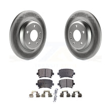 Charger l&#39;image dans la galerie, Rear Coat Disc Brake Rotors Ceramic Pad Kit For 2009 Audi A4 Quattro Convertible