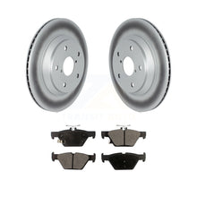 Charger l&#39;image dans la galerie, Rear Coated Disc Brake Rotors And Ceramic Pads Kit For Subaru Forester