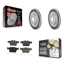 Charger l'image dans la galerie, Rear Coated Brake Rotor Ceramic Pad Kit For Volvo XC90 With 320mm Diameter