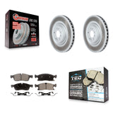 Front Coat Disc Brake Rotor Ceramic Pad Kit For Mercedes-Benz ML350 GLS450 GL450