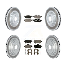 Load image into Gallery viewer, Front Rear Coated Disc Brake Rotor And Ceramic Pad Kit For Mercedes-Benz GLE550e