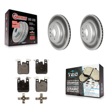Load image into Gallery viewer, Rear Coated Brake Rotor Ceramic Pad Kit For BMW 328i xDrive 330i 430i Gran Coupe