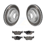 [Rear] 2013 BMW 328i xDrive 3.0L Premium Coated Rotors & Ceramic Pads Brake Kit For Max Braking