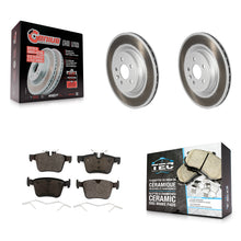 Load image into Gallery viewer, Rear Coated Brake Rotor Ceramic Pad Kit For Land Rover Jaguar F-Pace Range Velar