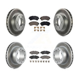 Front Rear Coat Brake Rotor Ceramic Pad Kit For Mercedes-Benz Sprinter 3500 2500