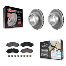 Load image into Gallery viewer, Rear Coated Brake Rotor &amp; Ceramic Pad Kit For Mercedes-Benz Sprinter 3500 3500XD