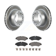 Charger l&#39;image dans la galerie, Rear Coat Disc Brake Rotors Ceramic Pad Kit For Mercedes-Benz Sprinter 3500 2500