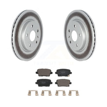 Load image into Gallery viewer, Rear Coated Disc Brake Rotor And Ceramic Pad Kit For Cadillac XT4 Buick Envision