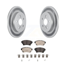 Charger l&#39;image dans la galerie, Rear Coated Disc Brake Rotors And Ceramic Pads Kit For Toyota Corolla