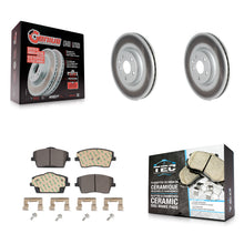 Load image into Gallery viewer, Front Coat Brake Rotors Ceramic Pad Kit For Volvo XC40 With 322mm Diameter Rotor