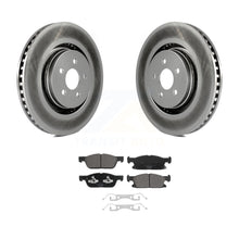 Load image into Gallery viewer, Front Coated Disc Brake Rotor And Ceramic Pad Kit For Ford Edge Lincoln Nautilus