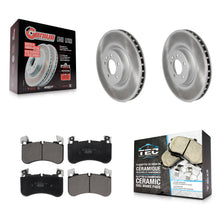 Load image into Gallery viewer, Front Coated Brake Rotors Ceramic Pad Kit For Land Rover Range Sport Defender 90