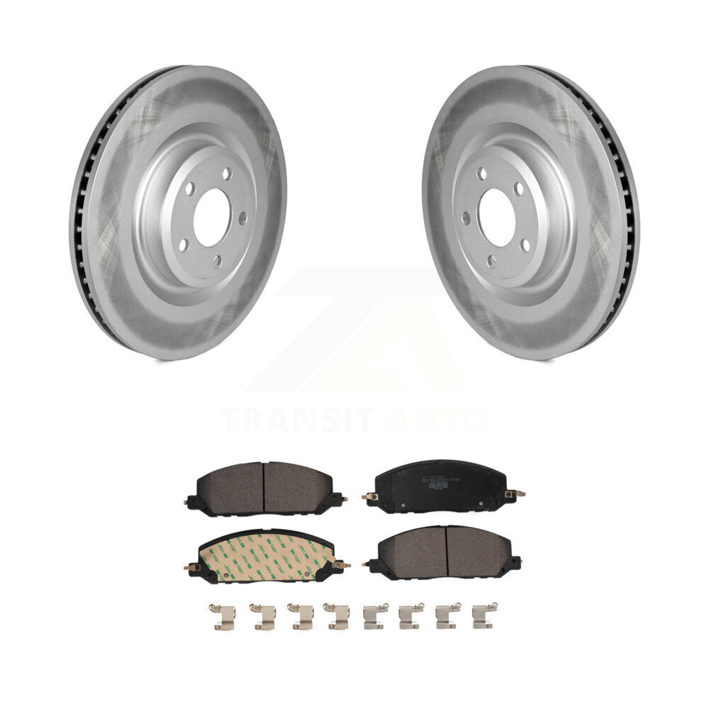 Front Coat Brake Rotors Ceramic Pad Kit For Ford Explorer Lincoln Aviator Police