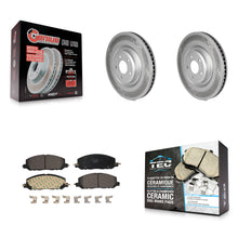 Charger l'image dans la galerie, Front Coat Brake Rotors Ceramic Pad Kit For Ford Explorer Lincoln Aviator Police