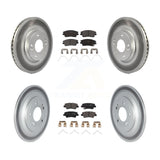 Front Rear Coat Disc Brake Rotor Ceramic Pad Kit For Kia Sportage Hyundai Tucson