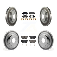 Charger l'image dans la galerie, Front Rear Coated Disc Brake Rotors Ceramic Pad Kit For Mitsubishi Eclipse Cross