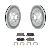 Charger l&#39;image dans la galerie, Rear Coated Disc Brake Rotors And Ceramic Pads Kit For Tesla S X