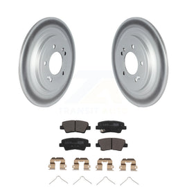 Rear Coat Disc Brake Rotors Ceramic Pad Kit For Kia Sportage Hyundai Tucson Nexo