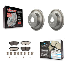 Load image into Gallery viewer, [Rear] 2019-2020 Nissan Altima AWD Premium Coated Rotors &amp; Ceramic Pads Brake Kit For Max Braking