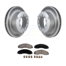 Load image into Gallery viewer, Rear Coat Disc Brake Rotor Ceramic Pad Kit For Ford F-450 Super Duty F-550 F-600