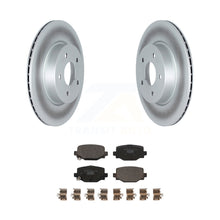 Load image into Gallery viewer, Rear Coated Disc Brake Rotors And Ceramic Pads Kit For INFINITI QX50 QX55