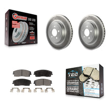 Load image into Gallery viewer, [Front] 15-18 Dodge Charger RWD with 3.6L Premium Coated Rotors &amp; Ceramic Pads Brake Kit For Max Braking