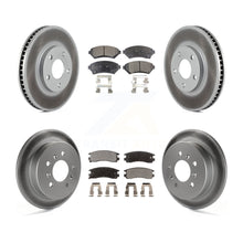 Load image into Gallery viewer, Front Rear Coated Brake Rotor &amp; Ceramic Pad Kit For Chevrolet Impala Monte Carlo