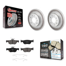 Charger l'image dans la galerie, Rear Coated Disc Brake Rotors And Ceramic Pads Kit For Mazda 3 CX-30